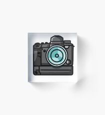Digital Camera graphic Acrylic Block