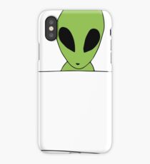 Funny Pocket Alien iPhone Case