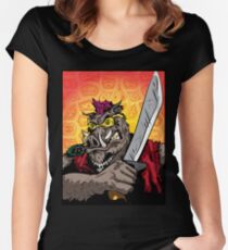 razor wielding razorback Women's Fitted Scoop T-Shirt