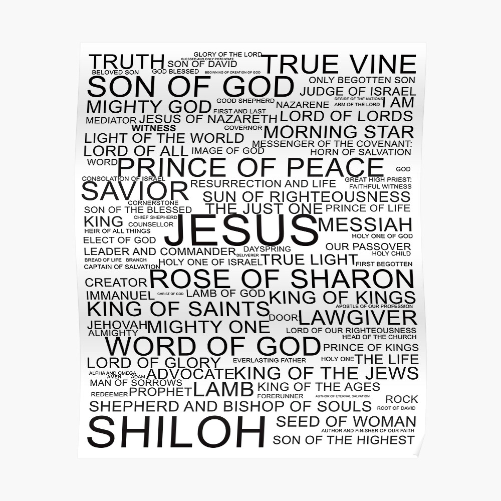 all-the-names-of-jesus-christ-poster-by-simplisal-redbubble