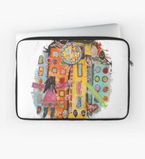 Bunte Häuser Abstrakt Laptoptasche