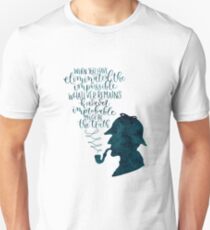 Sherlock Holmes Quote Unisex T-Shirt