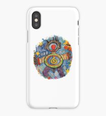 Abstract robot iPhone Case