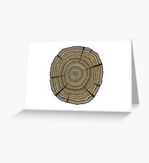 Rings of a Tree Greeting Card