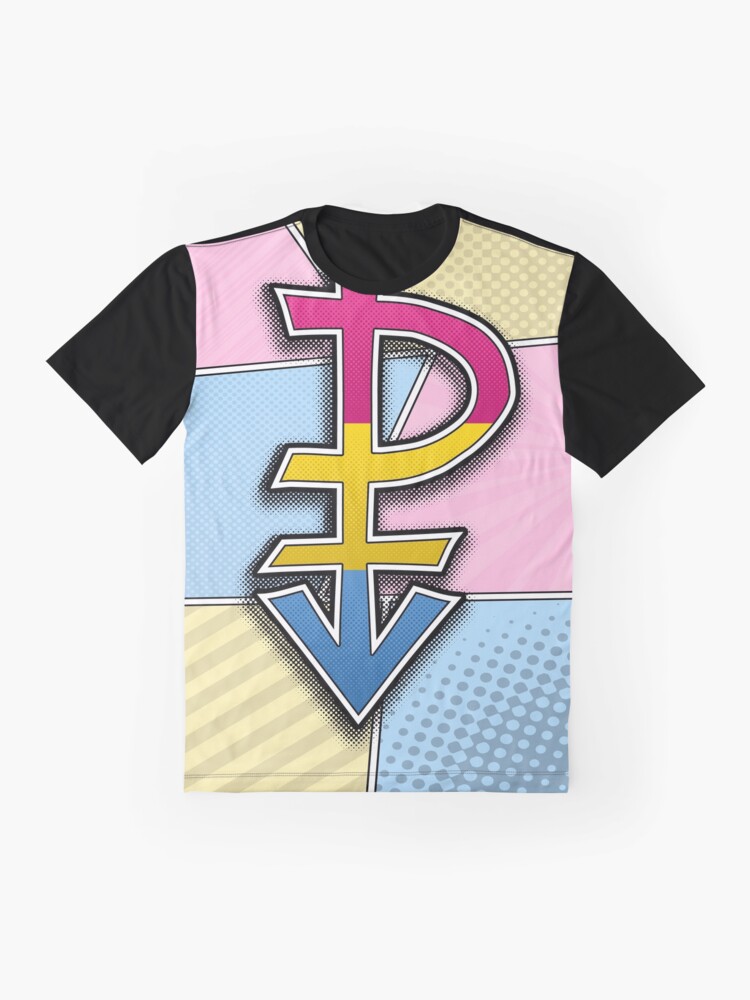 "Halftone Pansexual Pride Symbol" T-shirt by ...