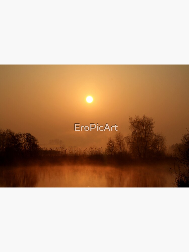 Heron lake by EroPicArt