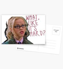 legally blonde - what, like it's hard? Postcards