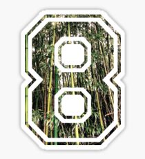 Tropical woody bamboos - Tree Pattern Sticker