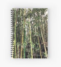 Tropical woody bamboos - Tree Pattern Spiral Notebook
