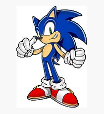 Sonic The Hedgehog Photographic Print