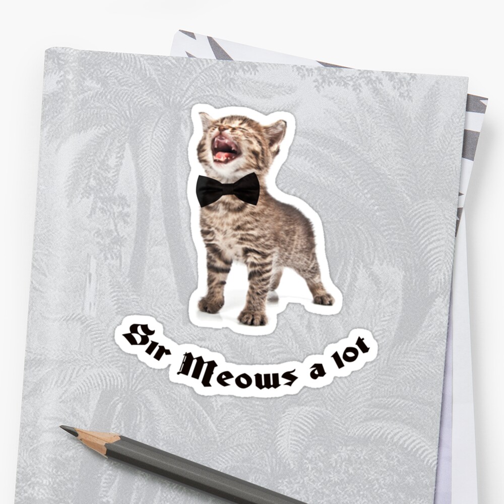 sir meows a lot shirt