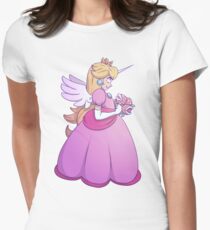 Peachy Unicorn! Women's Fitted T-Shirt
