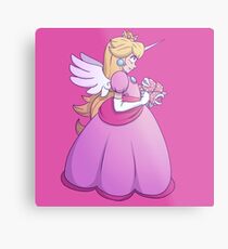 Peachy Unicorn! Metal Print