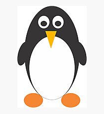 Cute Penguin Clipart Photographic Print