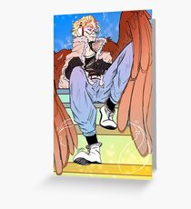 BNHA Hawks Greeting Card