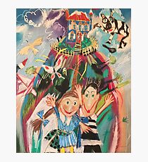"Our wonderful hilltop home" Photographic Print