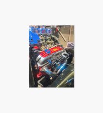 Classic Car Engine Art Board