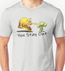 Hamburger And Broccoli Unisex T-Shirt