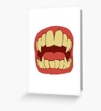 Gobzilla Greeting Card