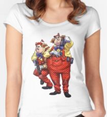 Tweedledum and Tweedledee - Arkham Asylum Character Bio Women's Fitted Scoop T-Shirt