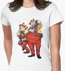 Tweedledum and Tweedledee - Arkham Asylum Character Bio Women's Fitted T-Shirt