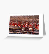Ancient Phalanx Greeting Card