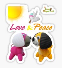 Love & Peace Sticker