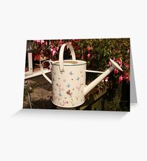 Watering Can Greeting Card