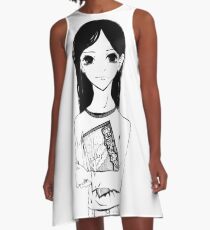 1Q84 Merchendise - Fuka-Eri A-Linien Kleid