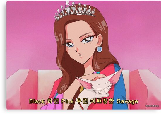 Lienzo «BLACKPINK - Anime de Jennie DDU-DU DDU-DU 90» de