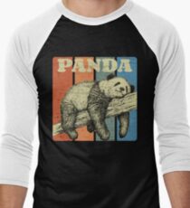 Panda Men's Baseball ¾ T-Shirt