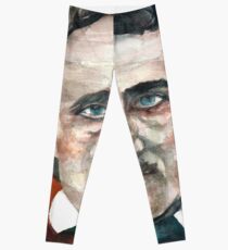 EDGAR ALLAN POE - watercolor portrait.5 Leggings