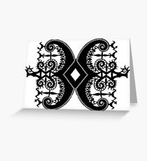 Indonesian Crown Greeting Card