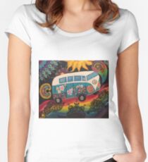 The dream bus Women's Fitted Scoop T-Shirt