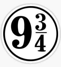 Platform 9 3/4 Sticker