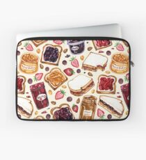 Peanut Butter and Jelly Watercolor Laptop Sleeve