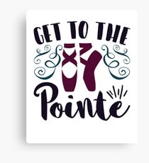Ballet Dancer Get To The Pointe Canvas Print