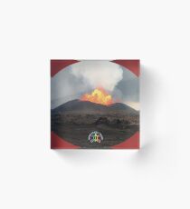 Big Daddy with Apau Hawaii Tours Logo Acrylic Block