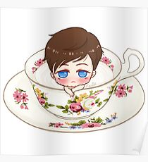 Baby Blue On A Cup Poster