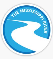 The Mississippi River Sticker