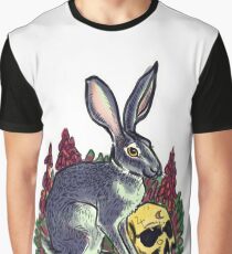 Witch's familiar, Hare in the Foxgloves Graphic T-Shirt