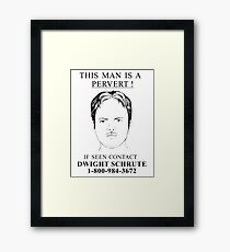 Lámina enmarcada Dwight Schrute