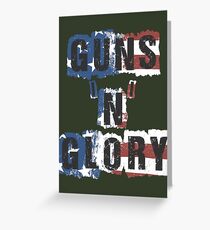 Guns 'n' Glory Greeting Card