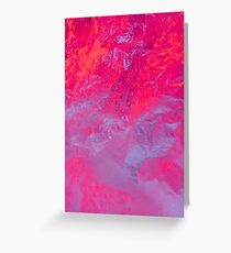 Recycled Plastic Lighting Experiment Greeting Card