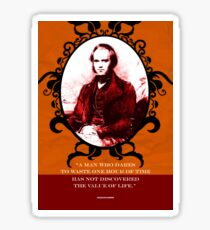 Charles Darwin Quote 4 Sticker