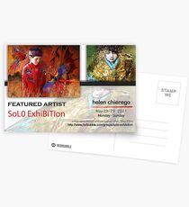 Helen Chierego, Solo Exhibition Banner Postcards