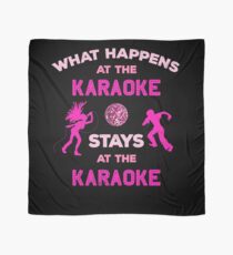What Happens at the Karaoke Stays Singing Lovers Scarf