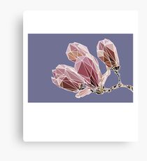 polygonal Sakura Canvas Print