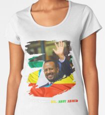Camiseta premium para mujer Etiopía DR. Abiy Ahmed