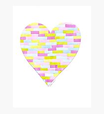 Heart Collage Photographic Print